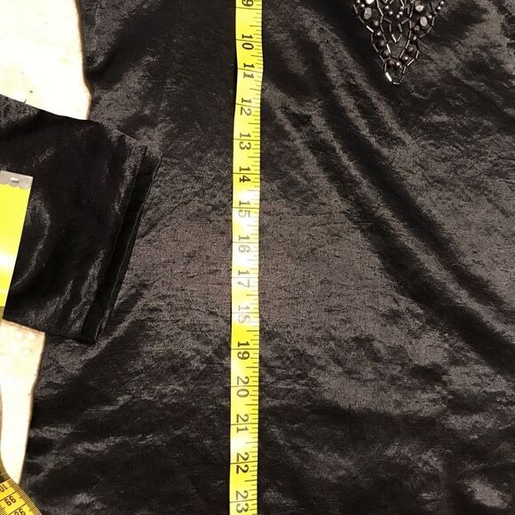 Jones of NY satin top Petite Medium - Picture 7 of 7